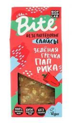 Хлебцы хрустящие из зелёной гречки с чесноком и паприкой Bite (100 г)