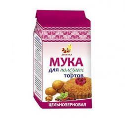 Мука для тортов цельнозерновая Дивинка (700 г)