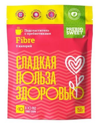 Подсластитель &quot;Файбер&quot; с пребиотиками Prebio Sweet (150 г)