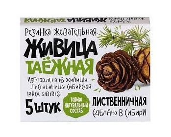 Жевательная резинка &quot;Живица таежная&quot; лиственничная (4 г)