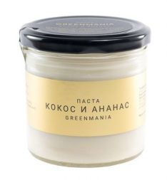 Паста кокос и ананас GreenMania (300 г)