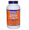 NOW Omega 3-6-9 1000 мг softgels (100 кап)