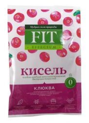 Кисель витаминизированный FIT Effectum Клюква быстрорастворимый Fit Parad (30 г)