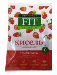 Кисель витаминизированный FIT Effectum Земляника быстрорастворимый Fit Parad (30 г)