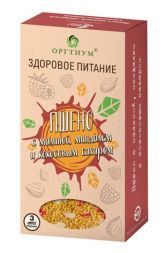 Пшено с малиной, миндалём и кокосовым сахаром Оргтиум (210 г)