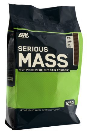 Optimum Nutrition Serious Mass 12lb Клубника (5455 г)