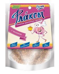 Флаксы с чесноком Компас здоровья (90 г)