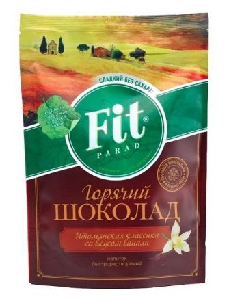 Горячий шоколад со вкусом ванили Fit Parad (200 г)