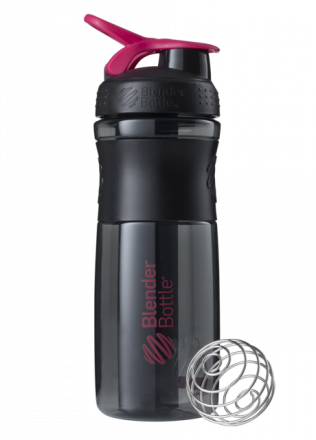 Шейкер BlenderBottle SportMixer черный/малиновый (828 мл)