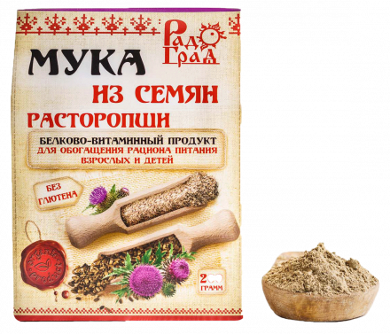 Мука расторопши (200 г), Радоград