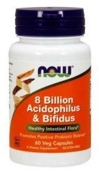 NOW 8 Billion Acidoph/Bifidus (60 кап)