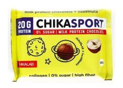 Шоколад молочный с фундуком Chikasport (100 г)