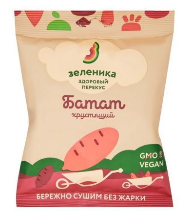 Здоровый овощной перекус из батата Зеленика (30 г)