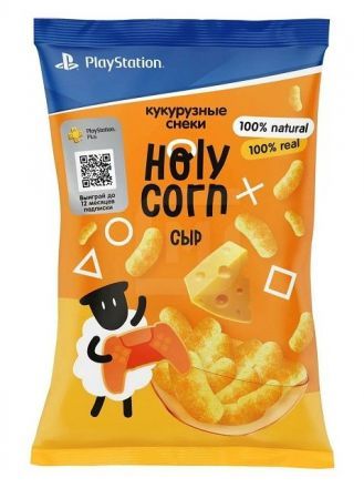 Кукурузные палочки – Сыр, Holy Corn (50г)