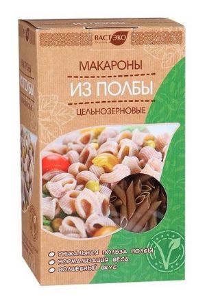 Макароны из полбы цельнозерные – &quot;Перья&quot; ВАСТЭКО (400 г)