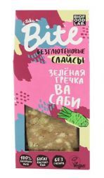 Хлебцы хрустящие из зелёной гречки с васаби и кунжутом Bite (100 г)